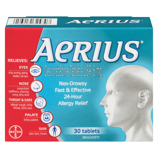 AERIUS 5MG ALLERG CO30