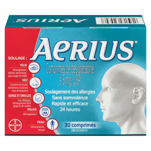 AERIUS 5MG ALLERG CO30