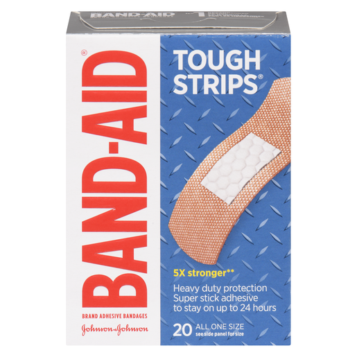 BAND-AID TOUGH STRIPS 20