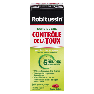 ROBITUSSIN DM TX DIABET 115ML