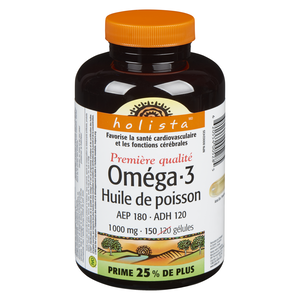 HOLISTA OMEGA3 HUILE POISSON GEL120+30