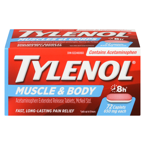 TYLENOL DOUL MUSC+COURB CO 72