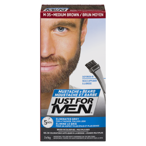 JUST F/MEN BARBE BR/MOY  M35 1