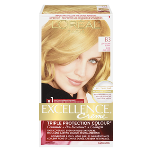 LOREAL EXCELLENCE #B3 BLOND DORE CLAIR 1