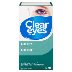 CLEAR EYES GTTES OCULAIRES ALLERG 15ML