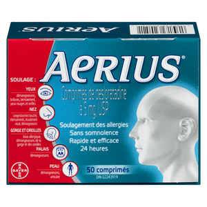 AERIUS 5MG ALLERG CO50