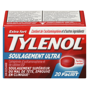 TYLENOL ULT EFFICACE 20