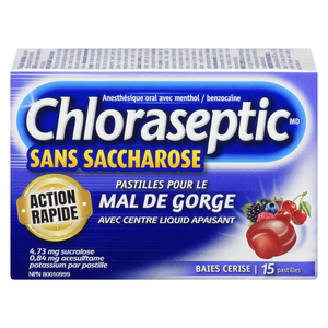 CHLORASEPTIC PAST BAIE CERISE 15