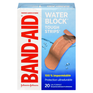 BAND-AID TOUGH STRIPS IMPER 20