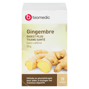 BIOMEDIC TISANE GINGIMBRE DIGESTIVE 20