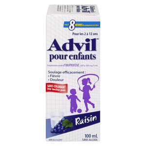 ADVIL ENF S/COLOR RAISIN 100ML