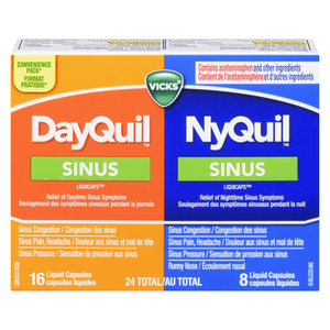 VICKS NYQUIL/DAYQUIL SINUS JR/NT CA 24