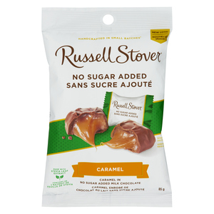 RUSSELL CHOC LAIT CARAMEL S/SUCRE 85G