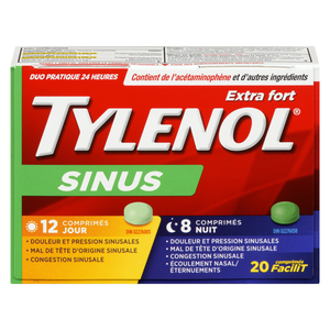 TYLENOL SIN X/F JR NT  CO12+8