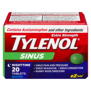 TYLENOL SINUS X/F NUIT CO 20