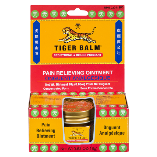 TIGER BALM ONG RGE PUISSANT 18G