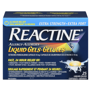 REACTINE X/F LIQ/GEL 25