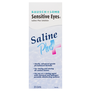 B+L YEUX SENS SOLUTION SALINE 355ML