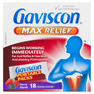 GAVISCON MAXI SOUL BAIES 18