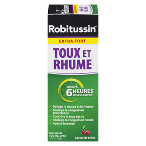 ROBITUSSIN SIR TX/RH X/F CERISE 100ML