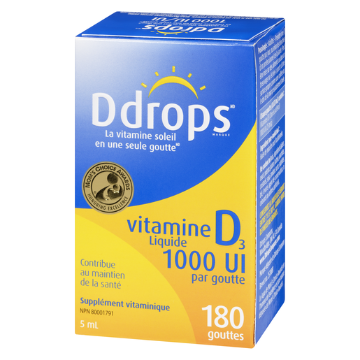 DDROPS VIT+D 1000UI GTTS 180