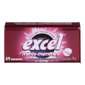 EXCEL MENTHES MEL BAIES 34G