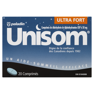UNISOM AIDE SOMMEIL EXT/FORT CO 20