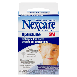 NEXCARE OPTICLUDE COUV/OEIL ORTHO 20
