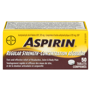 ASPIRIN 325MG         CO 50