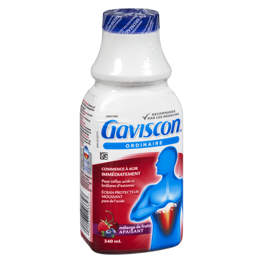 GAVISCON A/ACIDE FRUITS 340ML