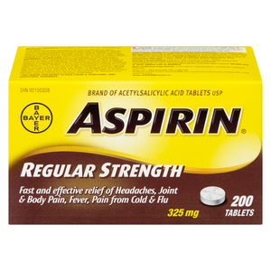 ASPIRIN 325MG         CO 200