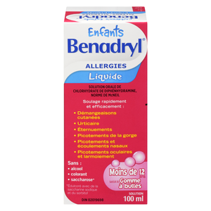 BENADRYL ENF MEDIS  LIQ  100ML