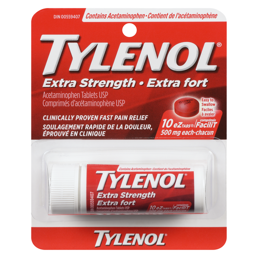 TYLENOL 500MG X/F CO10