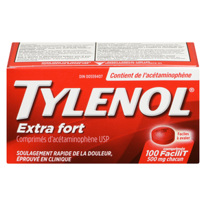 TYLENOL 500MG FAC X/F  CO100