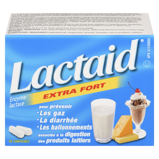 LACTAID X/F CO 80