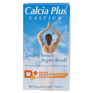 CALCIA PL/500MG VITD800UI CO60