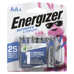 ENERGIZER ULTI LITHIUM AA L91SBP 4