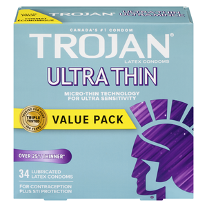 TROJAN COND ULT/MINCE LUB 34