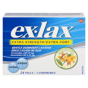 EXLAX 25MG X/F CO 24