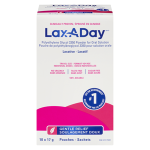 LAX-A-DAY PDRE 3350 SACH 10X17G
