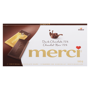 MERCI BARRE CHOCOLAT NOIR 100G