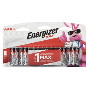 ENERGIZER MAX AAA E92LP     16