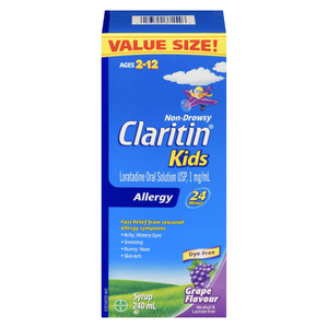 CLARITIN SIR ENF RAISIN  240ML