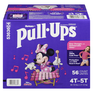 HUGGIES P-UP FILLE 4T-5T  56