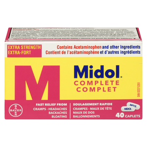 MIDOL MENSTRUATION COMP   CA40