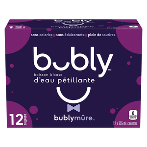 BUBLY EAU PETIL MURES 12X355ML