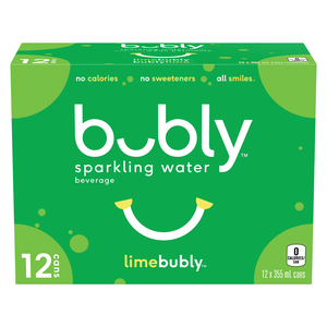 BUBLY EAU PETIL LIME  12X355ML