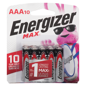 ENERGIZER MAX AAA E92CP10   10