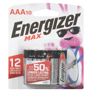 ENERGIZER MAX AAA E92CP10   10