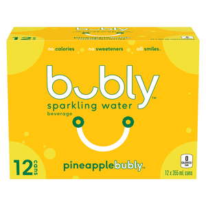 BUBLY EAU PETIL ANANAS 12X355ML